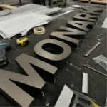 3D Aluminium Signage