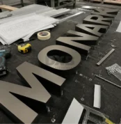 3D Aluminium Signage