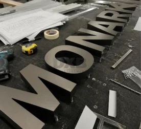 3D Aluminium Signage