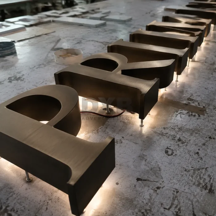 3D Aluminium Signage Dubai