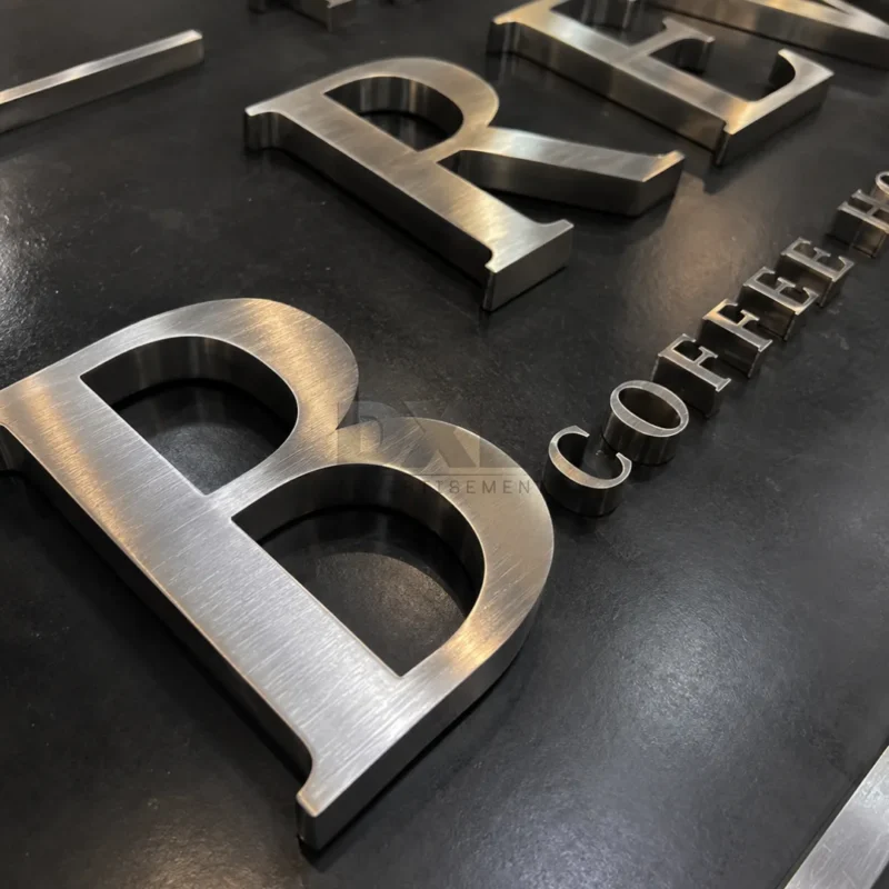 3D Stainless Steel Signage 2