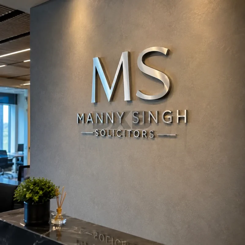 3D Stainless Steel Signage