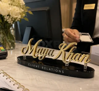 Desk Name Plates