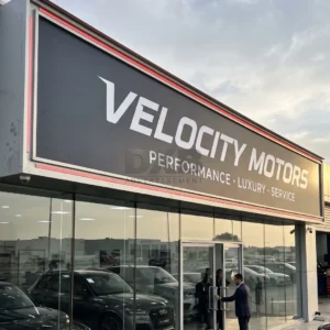 Flex-Face Signage Dubai for shopfront branding