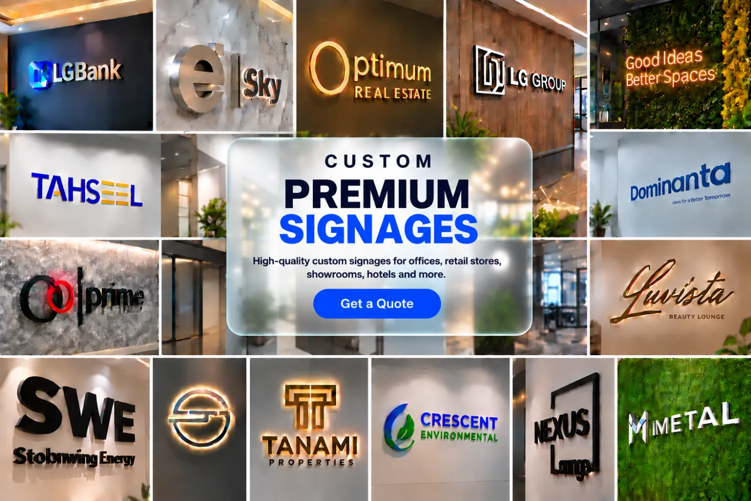 Home 13 C4 SIGNAGES