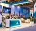 Types of exhibition stands showing different exhibition booth layouts
